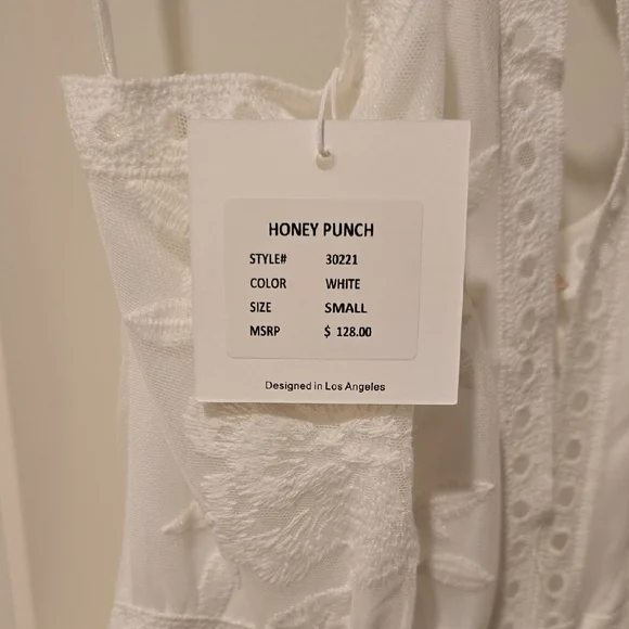 Honey Punch White Sheer Lace Maxi Dress - 💥Host Pick - Picture 4 of 4